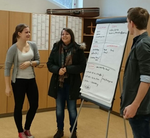 Im Pfarrheim Micheldorf wurden zwei Workshops zum Thema Projektmanagement und Motivation für Klassensprecher angeboten.
