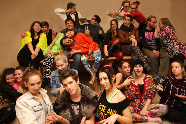 Das Ensemble arbeitet bereits auf Hochtouren an den Vorbereitungen für das Musical "Rent".