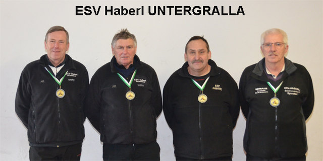 V.l.: V. Bauer, K. Ritter. H. Gutjahr und J. Ivanic.