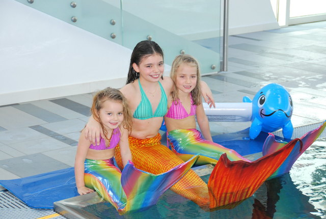 Gerade für Mädchen ist das Meerjungfrauenschwimmen ein wahr gewordener Traum