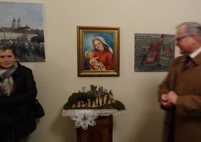Das kleinste Jesuskind im Pfarrhof Ried