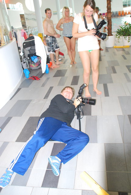 Fotografin Maria Rauchenberger legte sich ordentlich ins Zeug