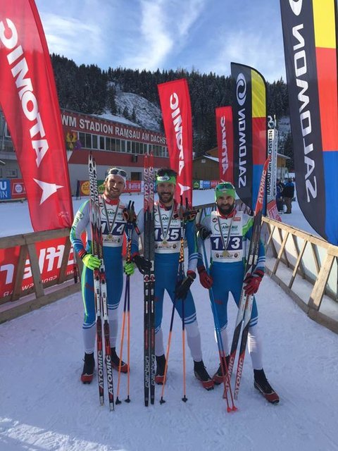 Thomas Stöggl startete als Teil des "Skimarathon Team Austria" in der Ramsau.