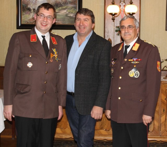 Patrick Lang, Bgm Franz Stöger und Ernst Mantler | Foto: privat