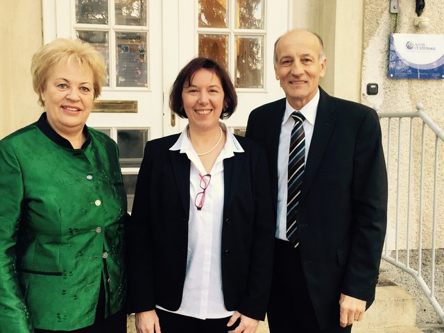 AgrarLRin Verena Dunst, Obfrau der ARGE Judith Weikovich, LWK Präsident Franz Stefan Hautzinger