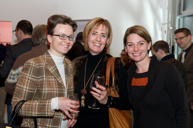 Bestens gelaunt: Nina Ollinger, Martina Polndorfer und Franziska Fuchs. | Foto: Schnür-Wald