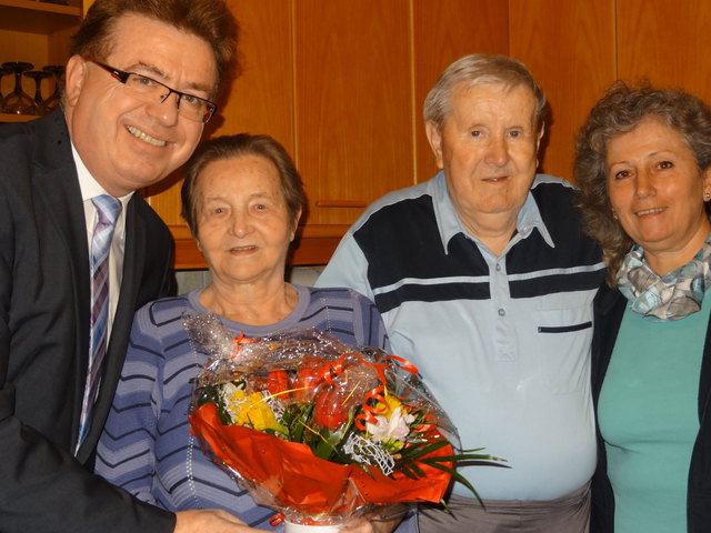 Foto Werner Schöll von links: Werner Schöll, Elisabeth Lackner, Gatte Paul Lackner und Elfriede Wilfinger.