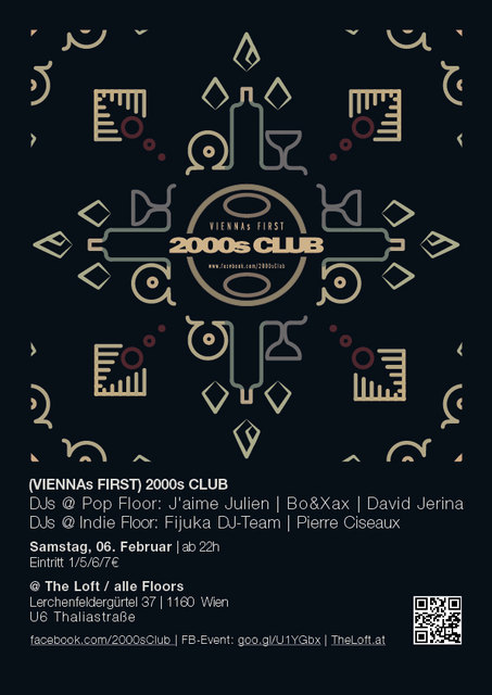 FLYER
2000s Club: ReOpening @ The Loft, Samstag, 06. Februar 2016
FB-Event: www.facebook.com/events/731216367007441/