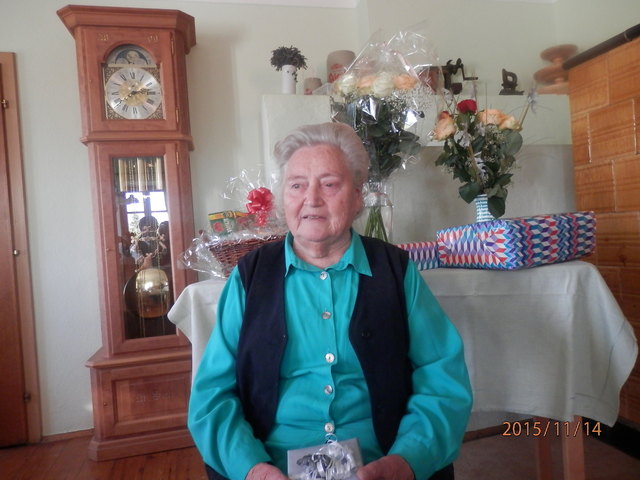 Leopoldine Schafferhofer feierte im Familienkreis ihren 85. Geburtstag.