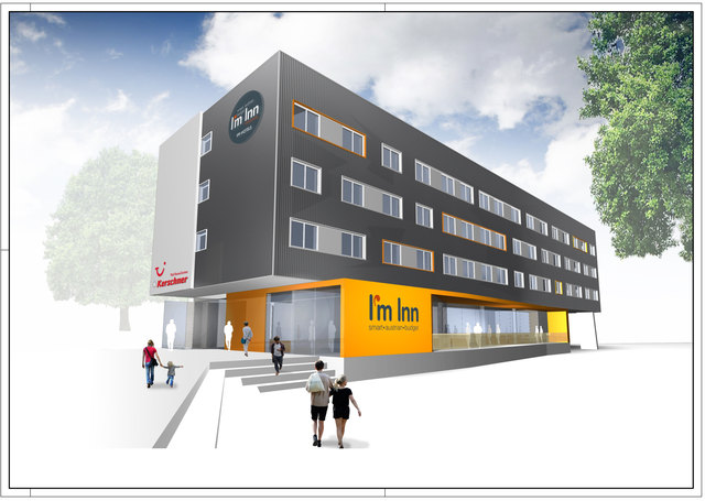 So soll das Businesshotel mit insgesamt 144 Betten im Herzen von Wieselburg aussehen.