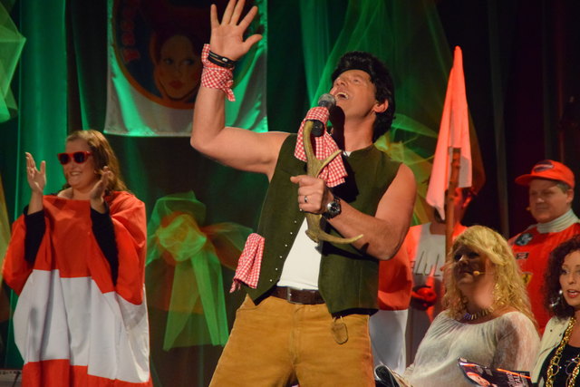 Viel Applaus erntete Andreas Gabalier im Vorjahr bei der Narrensitzung.