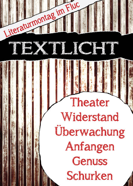 Textlicht-Flyer-Vorderseite