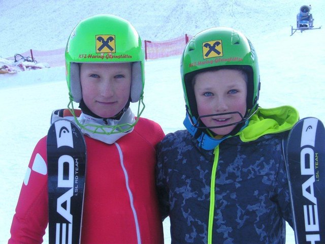 Die Brüder Daniel und Stefan Haring gehören zu den großen Skitalenten der Steiermark.