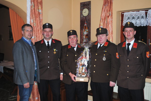 Bürgermeister Gerhard Wandl, Johannes Müller, Karl Weber, Gerhard Zahler, Patrick Weixelbraun | Foto: FF