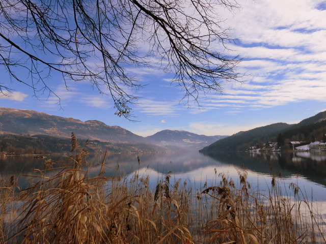 Spaziergang am Millstätter See im Januar