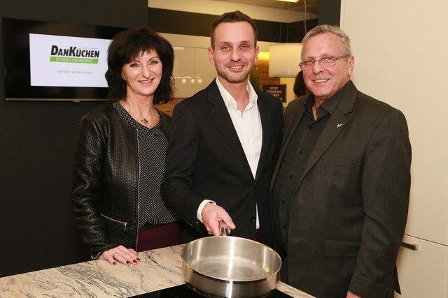 Gabriele Wiesinger, Klaus Hauer, Ex-Union OÖ Präsident Gerhard Hauer.