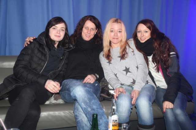 Christi, Christina, Steffi und Franziska haben viel gute Laune mitgebracht