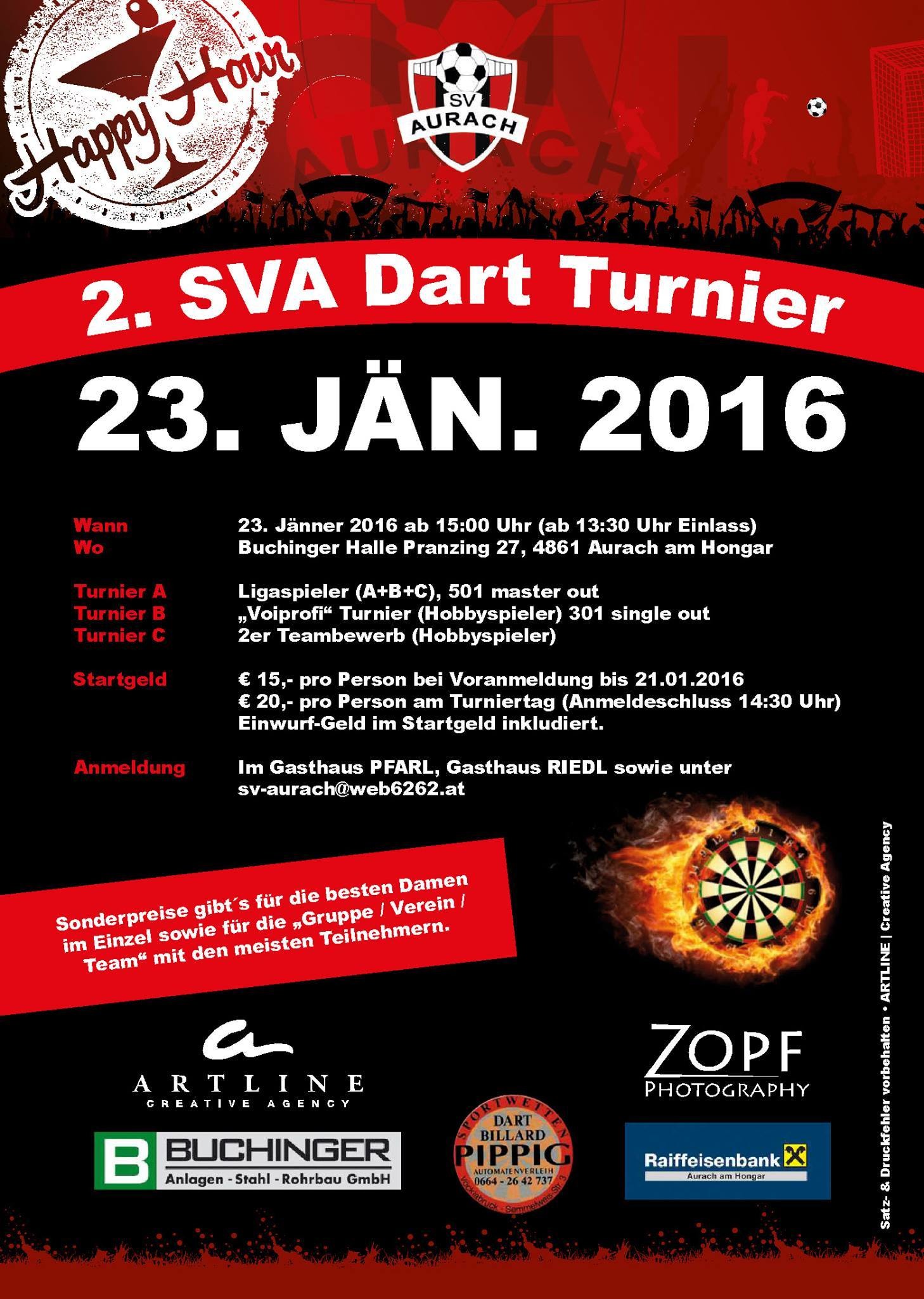 2. SVA Dart Turnier Vöcklabruck