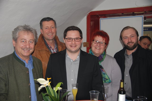 Herbert Grießer, Otto Rottensteiner, Siegfried Fritz, Sonja Pilgram und Max Lercher (v. l.). Foto: SPÖ