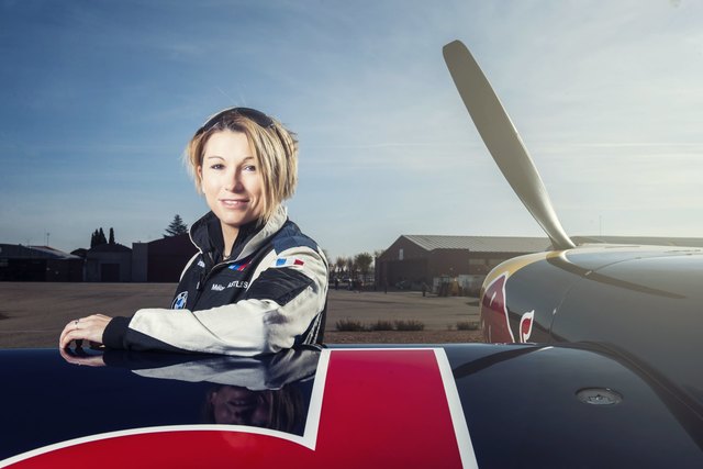 Melanie Astles startet 2016 als erste Frau beim Red Bull Airrace. Foto: Red Bull Content Pool