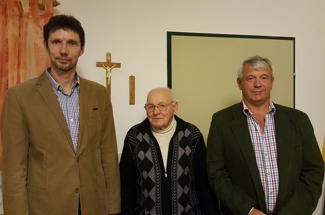 Vlnr: Vzbgm. Hubert Kornfeld, Willibald Kornfeld, GGR Markus Schneeweis