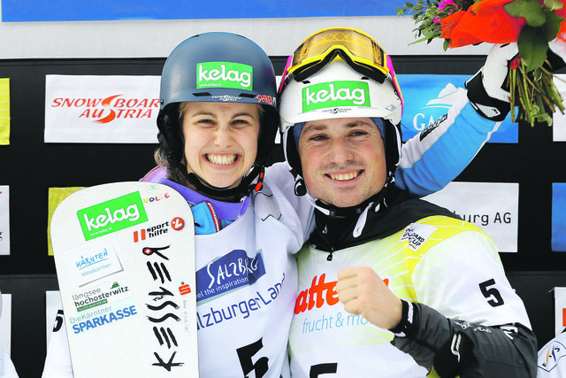 Sabine Schöffmann und Alex Payer sind am Wochenende am Kreischberg am Start. Foto: GEPA