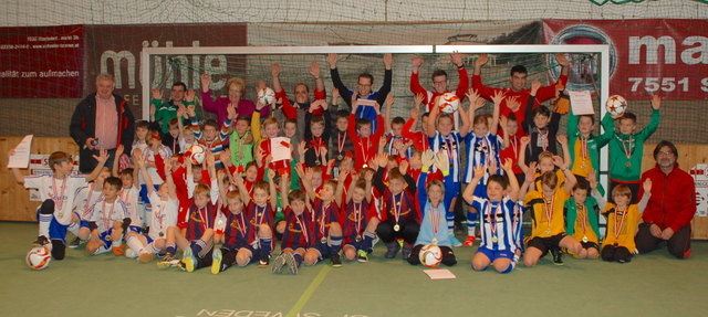 Insgeamt 370 Kinder nahmen an dem Fußballturnier teil.