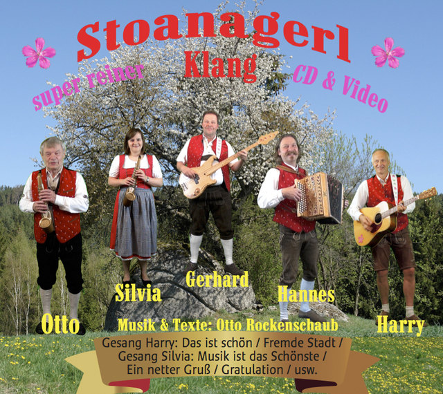 Das Cover der neuen CD mit dem Titel Stoanagerl.