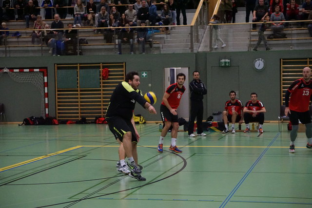 Nur Libero Bernhard Radlspäck konnte an diesem Tag seine Leistung abrufen. | Foto: supervolley OÖ