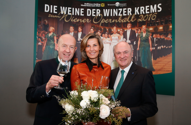 Grüner Veltliner - Gelber Muskateller - Riesling und Zweigelt: Bereits zum 15. Mal sind die Weine der „Winzer Krems“ die offiziellen Weine des Wiener Opernballs. | Foto: Roland Rudolph