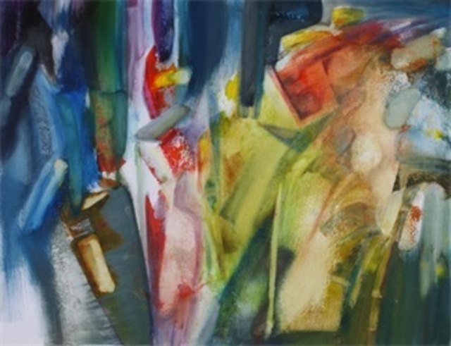 Horst W. Schupitta, Acryl auf Leinwand, 2015