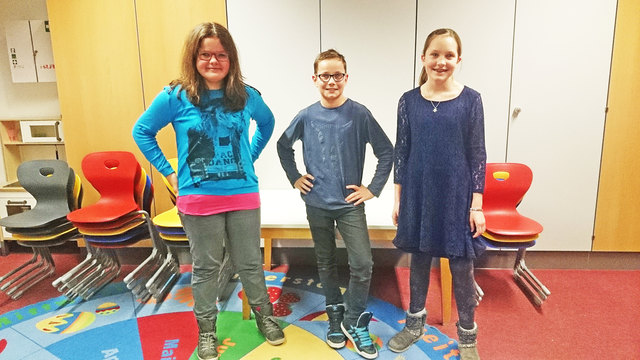 Veronika Leitner, Sebastian Bliem, Magdalena Gfrerer. Nicht im Bild: Thomas Draxl.