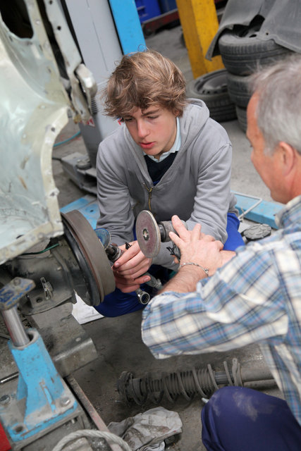 Vor allem hat ein Lehrling das Recht auf eine umfassende Ausbildung.