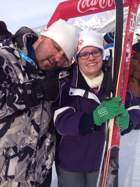 Die glücklichen Sieger: Ingo Troppauer und Angela Scheckenberger laufen lang und gerne. | Foto: Special Olympics World Games 2017