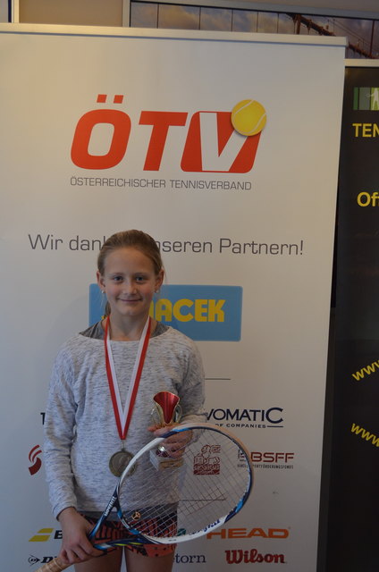 Vanessa Huber überzeugte bei Nachwuchsturnierserie in Wien.