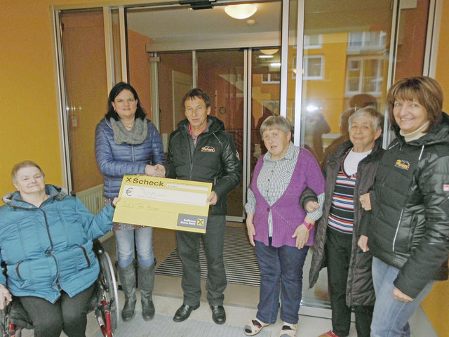 Große Freude bei den Bewohnern des Diakonie-Wohnhauses in Schladming.