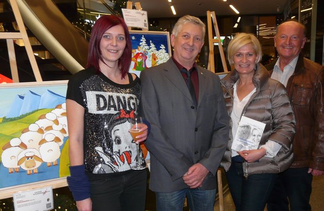 Sabine Überall, Manfred Folie, Buchautorin Christine Mayr, Kurt Pikl