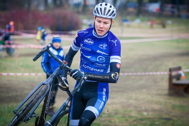 Patrick Hametner erreichte - die Goldmedaille lange Zeit in Griffweite - nach einem Sturz in der Kategorien dennoch die Silbermedaille. (Foto: Radclub-Walding / Alfred Reiter)