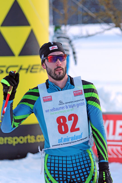 Felix Waldhuber holte sich den Landesmeistertitel im Wintertriathlon.