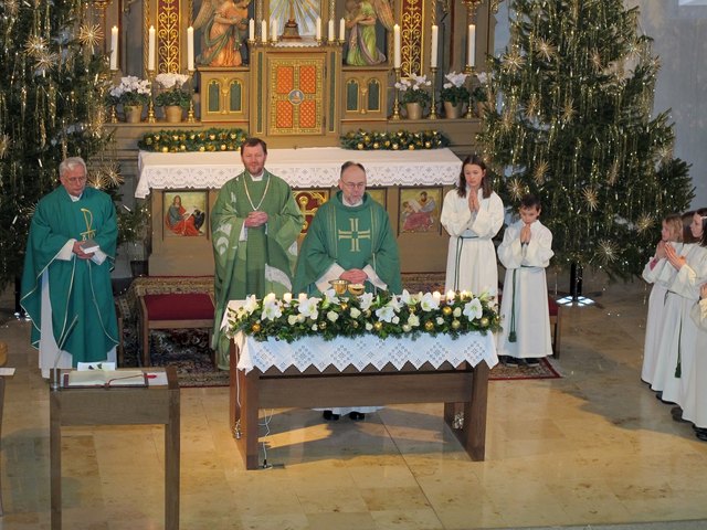 Amtseinführung von P.Wolfgang in Traberg