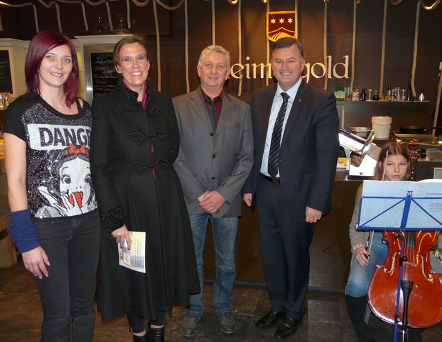 Sabina Überall, Alexandria Gieringer, Manfred Folie, LA Siegfried Egger