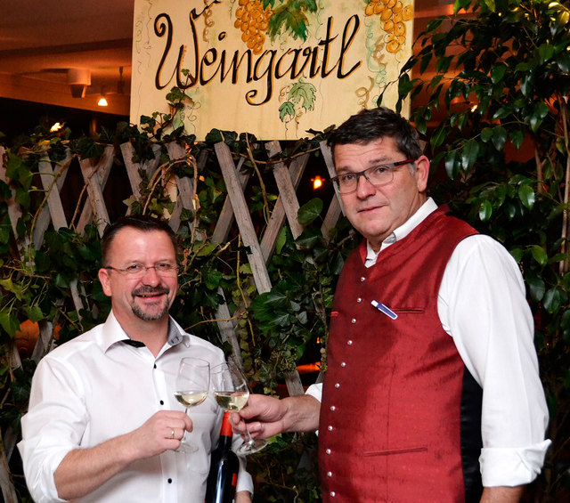 Tragende Säulen des "Weingartls": Alex Posch (li.) und Erich Rangger