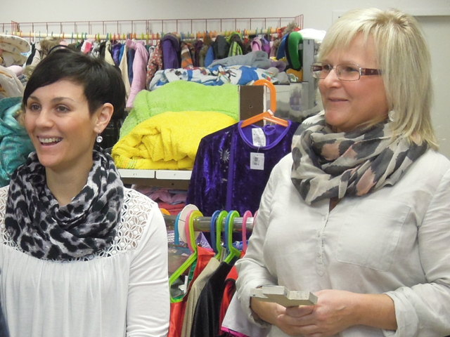 Christa Schrempf (rechts) und ihre Mitarbeiterin Birgit Schobesberger.
