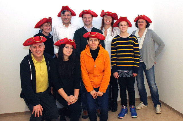 Harald Rötzer und Angehörige nahmen am Samstag beim Stockerauer Kindermaskenball als Organisationsteam Abschied.