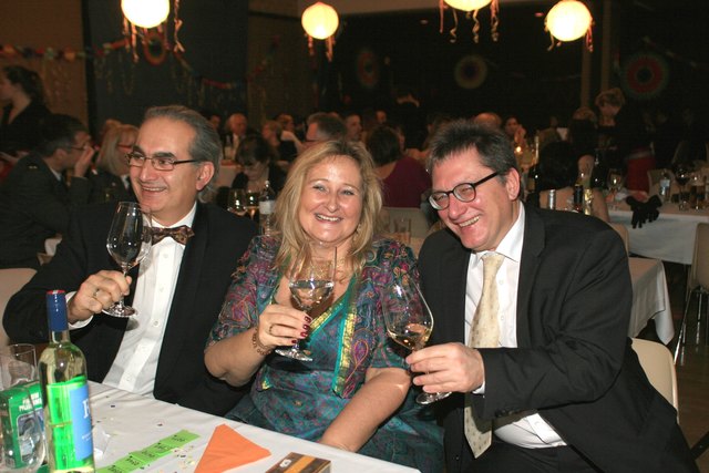 Alexander und Elfriede Schilling hatten mit Franz Stefan viel zu plaudern.
