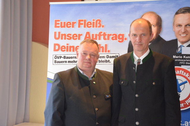Die Kandidaten für Leibnitz und Deutschlandsberg: Christian Cramer und Michael Pietsch.