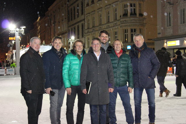 Helmut Platzer, Peter Jungreithmair, Walter Winetzhammer, Andreas Rabl, Peter Lehner, Jörg Wanik und Florian Fritsch.