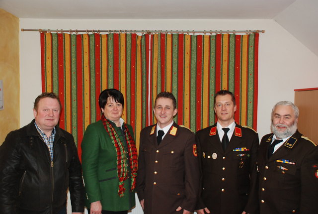 Leo Wurzenberger, Waltraud Stöckl, Gerald Buder, Reinhard Schagerl und Christoph Prommer.