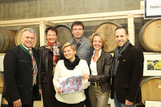 Das Siegerteam des Fotowettbewerbs mit Helmut Buchgraber und Bernd Gerstl.