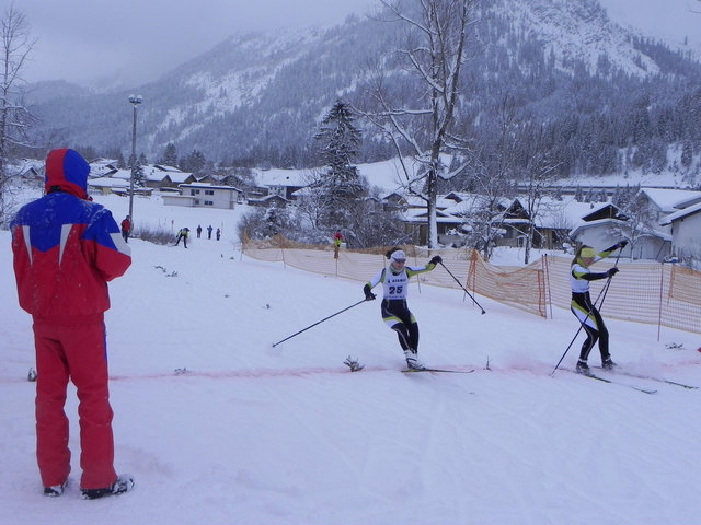 Beim Sprint in Heiterwang ging es im direkten Kampf richtig zur Sache. | Foto: privat